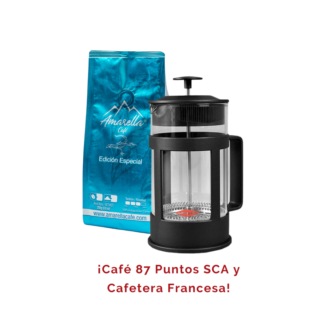 Pack Café Edición Especial y Cafetera Francesa